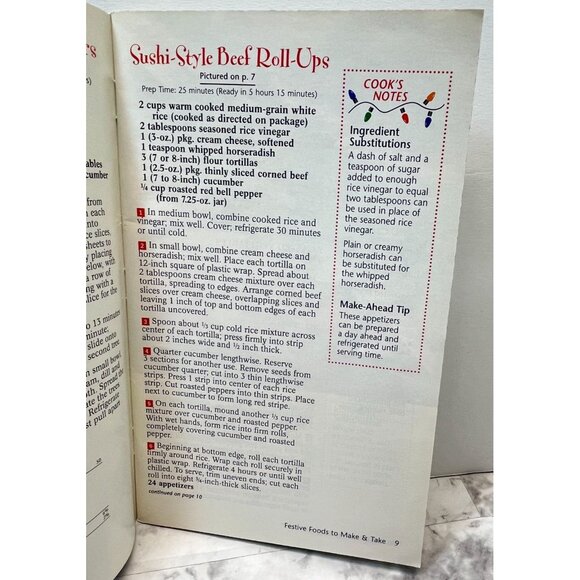 Pillsbury Easy Holiday Recipes Classic Cookbook Christmas December 1997 #202 - Picture 5 of 6